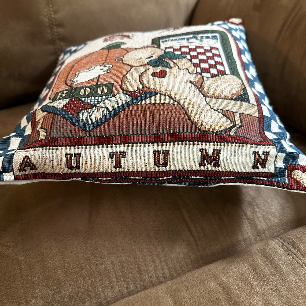 Seasonal Decorative Throw Pillows - 11 by 11 Inches - Picture 3 of 11